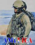 Affiche Soldat Marine Amérique