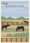 Kentucky USA Travel Poster