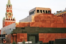 Lenin&039;s mausoleum and the spasskaya