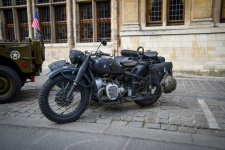 Military motorcycle, German, WWII