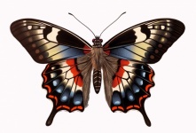 Bella arte della farfalla dell'annat