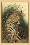 Vintage Leopard Portrait