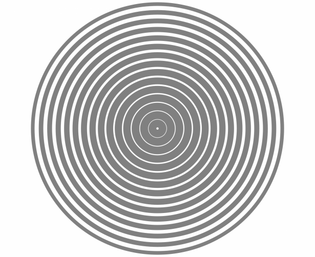 Grey On White Concentric Circles Free Stock Photo - Public Domain Pictures