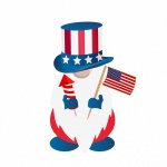 American Independence Day Gnome