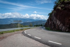 Krajobraz, górska droga, Pireneje