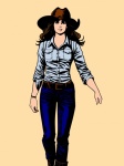 Cowgirl Illustration