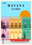 Cartaz de viagem de Havana Cuba