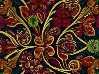 Flower Flourishes Digital Art