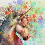 Mystical Unicorn Illustration