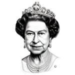 Kändislikhet drottning Elizabeth