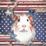 Independence Day Guinea pig