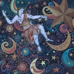 Celestial Person Floating In Space