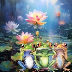 Fantasy Frog Illustration