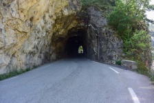 Landscape, mountain road, tunnel, rocks