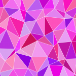 Purple triangle mesh background