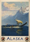 Retro Alaska-poster