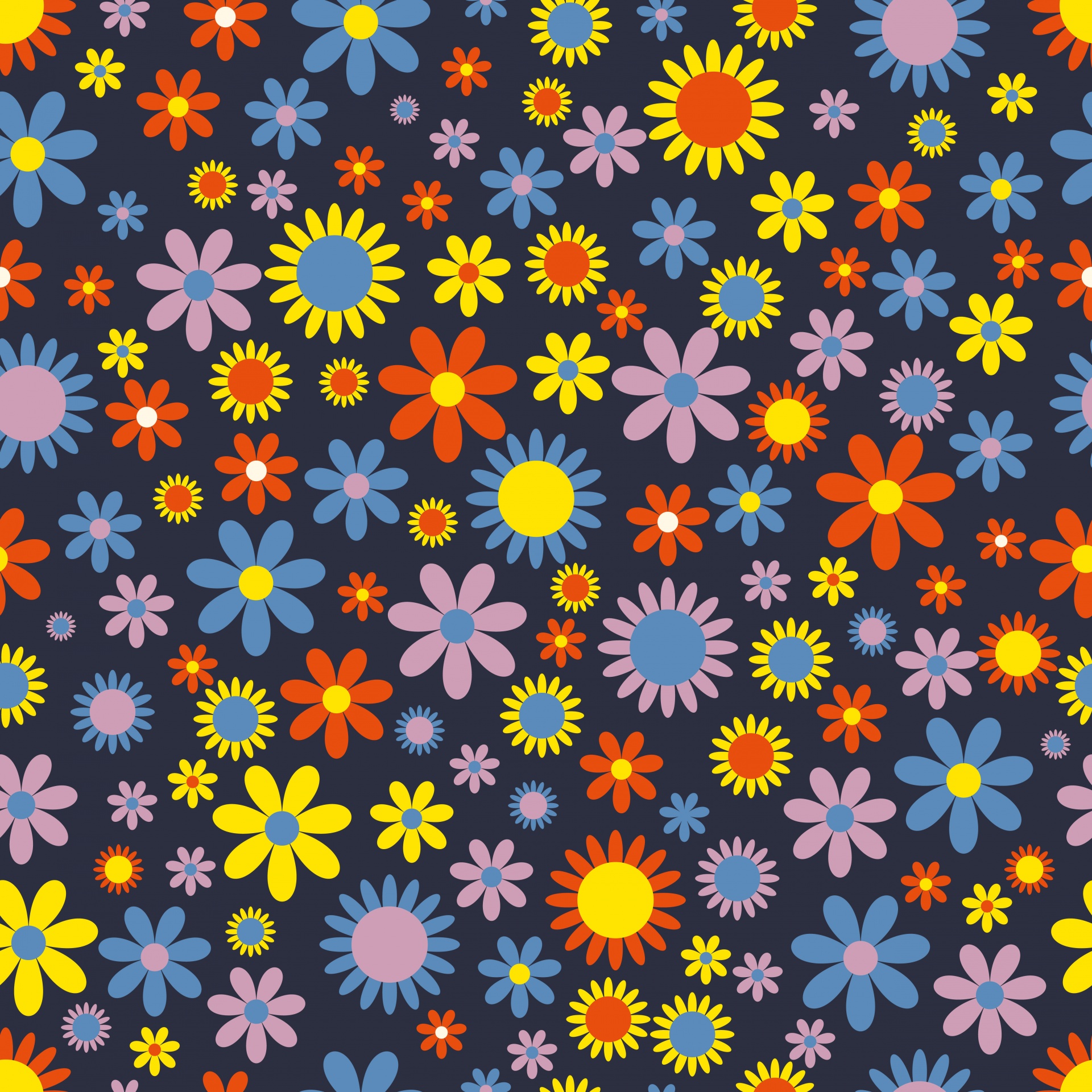 Floral Vintage Pattern Background Free Stock Photo - Public Domain Pictures