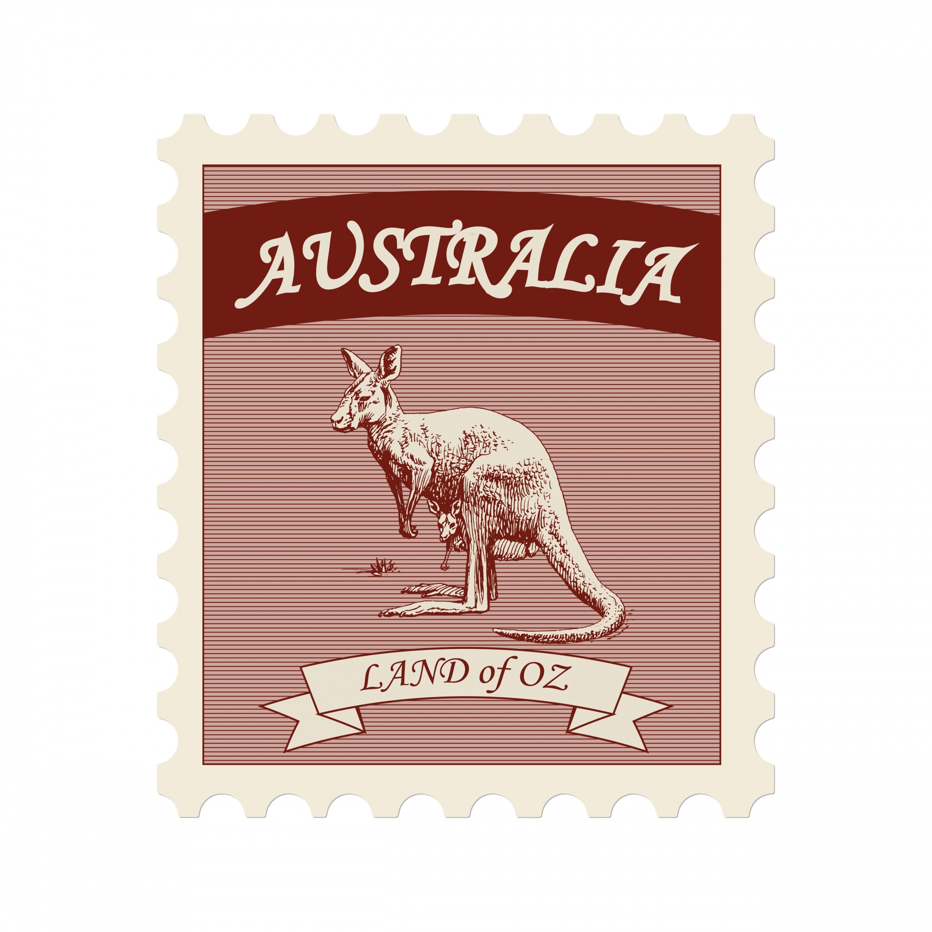 Vintage Postage Stamp Australian Free Stock Photo - Public Domain Pictures