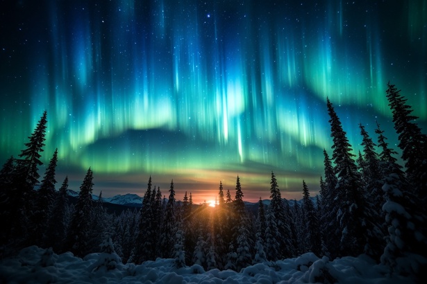 A Symphony Of Light Aurora Boreali Free Stock Photo - Public Domain ...