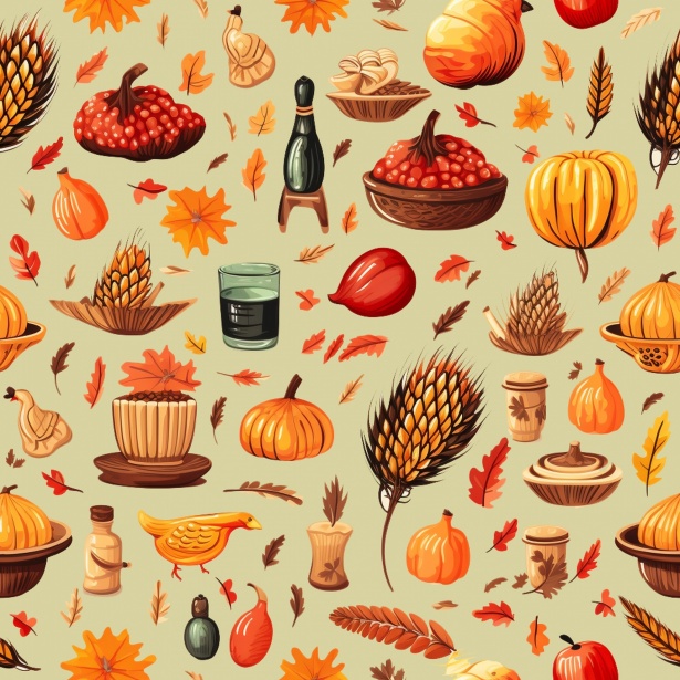 Abstract Thanksgiving Pattern Free Stock Photo - Public Domain Pictures
