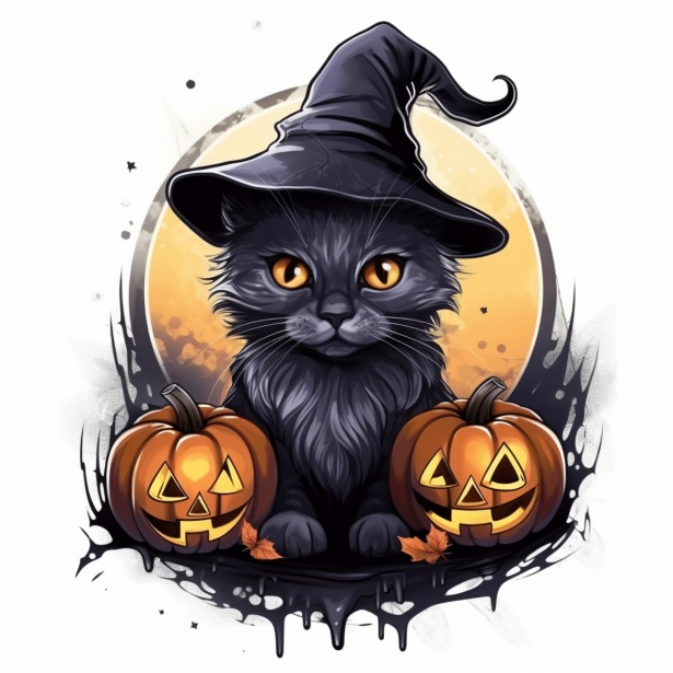 Halloween Black Cat Free Stock Photo - Public Domain Pictures