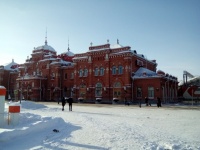 Kazan, stazione ferroviaria inverno