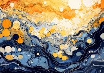 Abstract Art Ocean Water