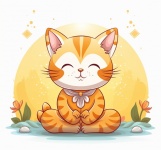Desene animate Yoga Cat