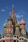 Colorful cupolas of saint basil&039;s