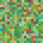 Greenery quilt square background