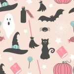 Halloween Cute Boho Pattern