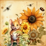 Sunflower Field Mouse