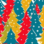 Christmas Pine Tree Pattern