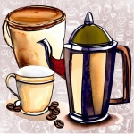 Ilustração de café