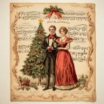 Música de Natal vintage vitoriana