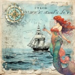 Vintage sirena nautica