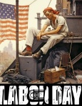 America Labor Day Poster