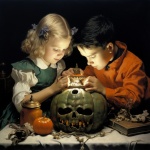 Halloween Enfants Vintage