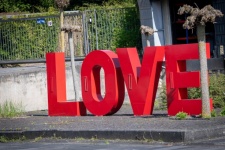 Love, letters, sculptuur, plastiek