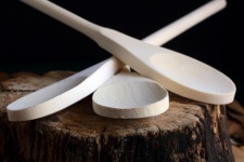 Three Wooden Spoons