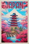 Poster de călătorie Japonia