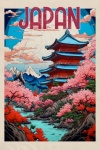 Poster de călătorie Japonia