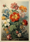 Vintage Botanical Art Illustration