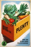 Vintage pudełko warzyw