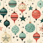 Vintage Christmas Bauble Pattern