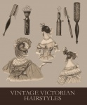 Vintage Victorian Hairstyles Set