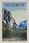 Yosemite vintage reseaffisch