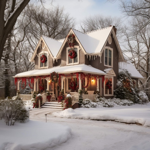 Christmas Decorated Home Free Stock Photo - Public Domain Pictures