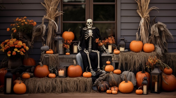 Halloween Front Porch Free Stock Photo - Public Domain Pictures