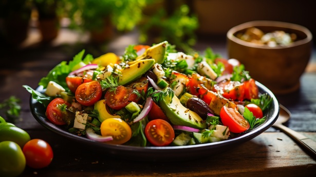 Healthy Salad On The Table Free Stock Photo - Public Domain Pictures